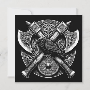 Invitation Corbeau et Haches – Art du mur de boucliers du gue
