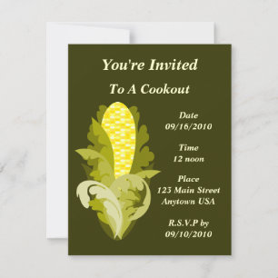 Invitation Corny Cookout