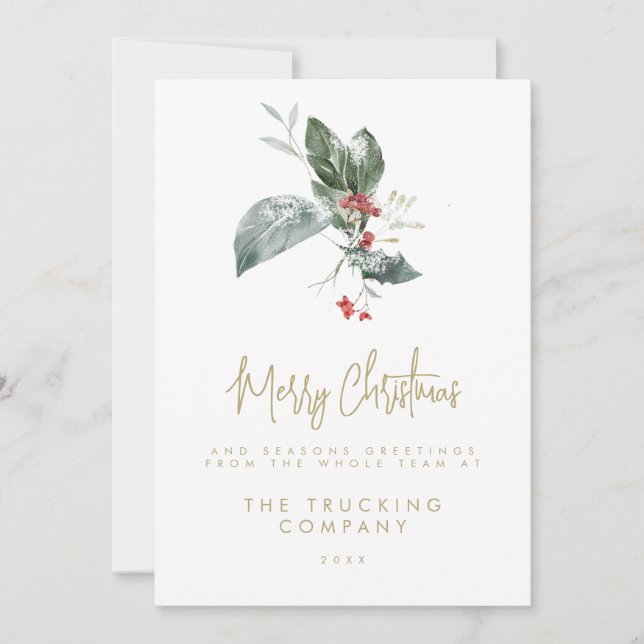 Invitation Corporate Holiday Cards (Devant)