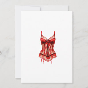 Invitation corset 