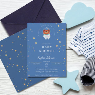 Invitation Cosmic Cutie est en route ! Baby shower de l'ours