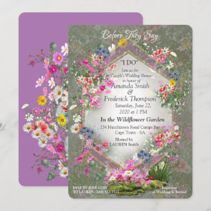 Invitation Cosmos Fleurs Sauvages