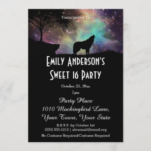 Invitations Loup Anniversaires Zazzle Fr