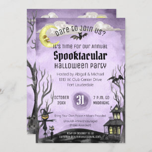 Invitation Costume d'Halloween déplaisant fête Éffrayant viol