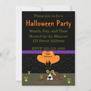 Invitation Costume Halloween