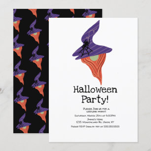 Invitation Costume Halloween Party Gnome Doodles