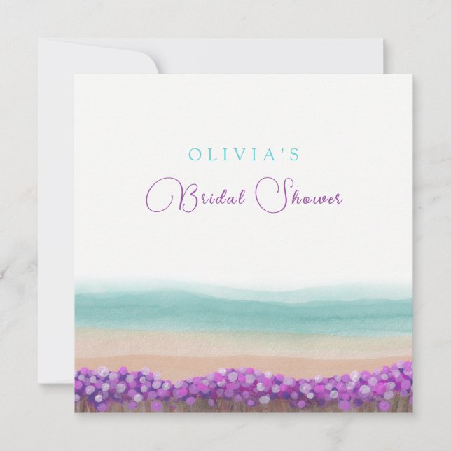 Invitation Côte d'azur en Fête des mariées de fleurs (Devant)