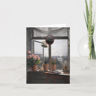 Invitation côtière : Fenêtre ouverte et paysage ma