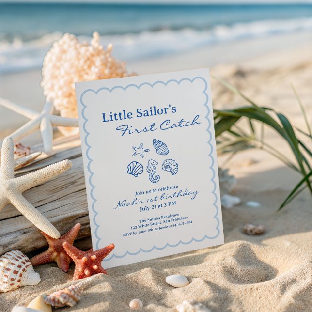 Invitation côtière pour le 1er anniversaire de Sai (Créateur téléchargé)