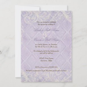 Invitation Cottage floral au bord de la mer Coquillages Maria