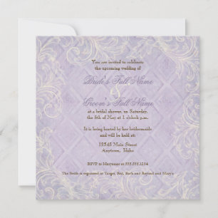 Invitation Cottage floral au bord de la mer Coquillages Maria