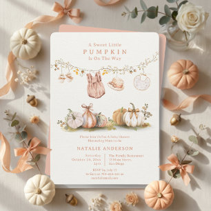Invitation Cottagecore Petite Citrouille Ligne de vêtements B