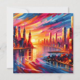 INVITATION COUCHER DE SOLEIL DE VILLE