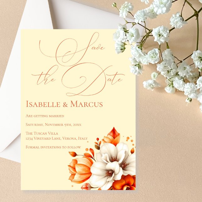 Invitation Coucher de soleil doux Enregistrer le Mariage de d (Soft Sunset Glow Save the Date Wedding Invitation)