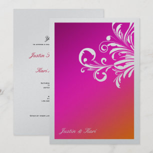 Invitation coucher du soleil de 311-Swanky Swirls_Wild