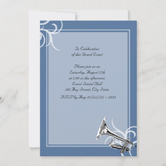 Invitation Couleur complète de la trompette