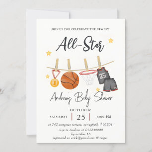 Invitation Couleur d'aquarelle simple personnelle du baby sho