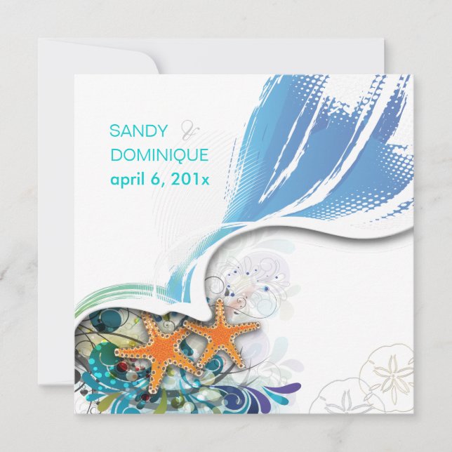 Invitation Couleur de mariage/do-it-yourself arrière - plan d (Devant)