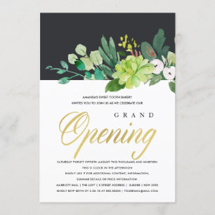 INVITATION COULEUR D'EAU FOLIAGE VERT GRANDE CÉRÉMONIE D'OUVE