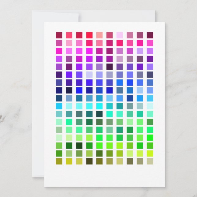 Invitation Couleur, exemple Invitation6 (Devant)