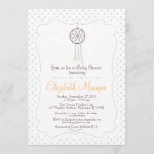 Invitation Couleurs de neutre d'invitation de baby shower de