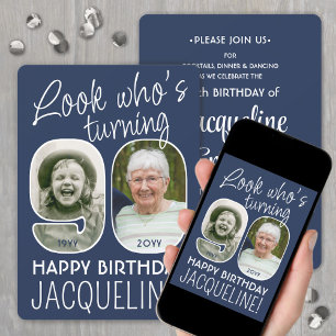 Invitation Couleurs DIY • Joyeux 90e Anniversaire à Vous 2 Ph