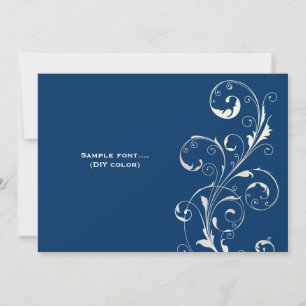 Invitation Couleurs en filigrane des remous de