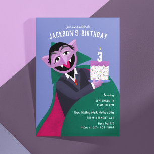 Invitation Count von Count Numéro Cake Anniversaire