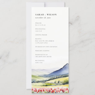Invitation Country Spring Floral Landscape Wedscape Wedding P