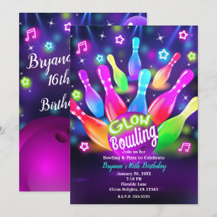 Invitation Coup de soleil dans le Dark Bowling Bowl