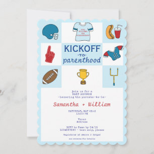 Invitation Coup D'Oeuvre Du Football À La Parenthos Baby show