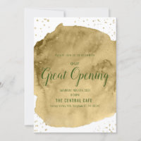 Coupe d'aquarelle or sur ouverture blanche