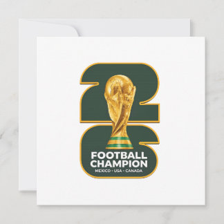 Invitation Coupe du Monde de Football 2026