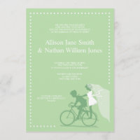Couple de bicyclette vert CUT