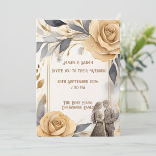 Invitation Couple de mariage personnalisé
