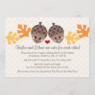 Invitation Couples de maïs mignons et amusants Wedding shower