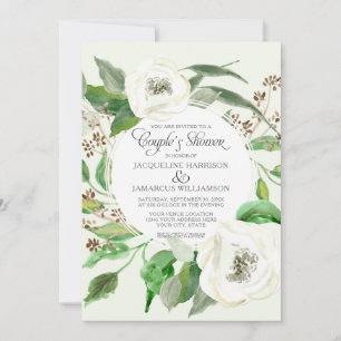 Invitation Couples Douche BOHO Eucalyptus Graine de graines F