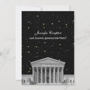 Invitation Cour suprême Etch3 DIY BG Color V Diplômé de la fa