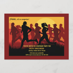 Invitation Courez comme un marathonien