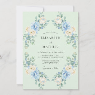 Invitation Couronne de mariage Fleur de mer