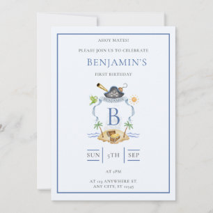 Invitation Couronne de pirate