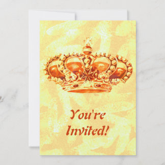 Invitation Couronne en or