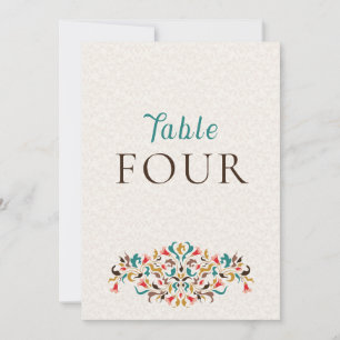 Invitation Couronne florale élégante moderne pour numéro de t