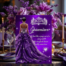 Couronne pour robe violette de fête d'anniversaire
