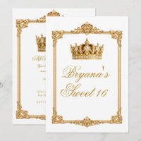 Couronne Royale Couronnée d'Or Fête d'Anniversaire