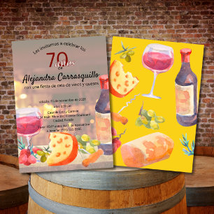 Invitation Cours de dégustation de vin espagnol et de fromage