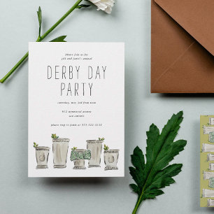 Invitation Course Cheval de Mint Julep Derby Day Party