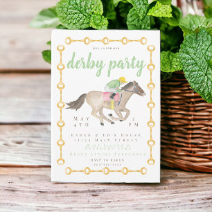 Invitation Course hippique du Jockey Derby Party