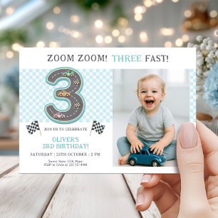 Invitation Course Pastel Anniversaire Trois Ans Rapide