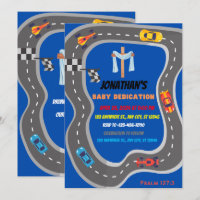 Course Voitures Racetrack Baby Boy Dedication